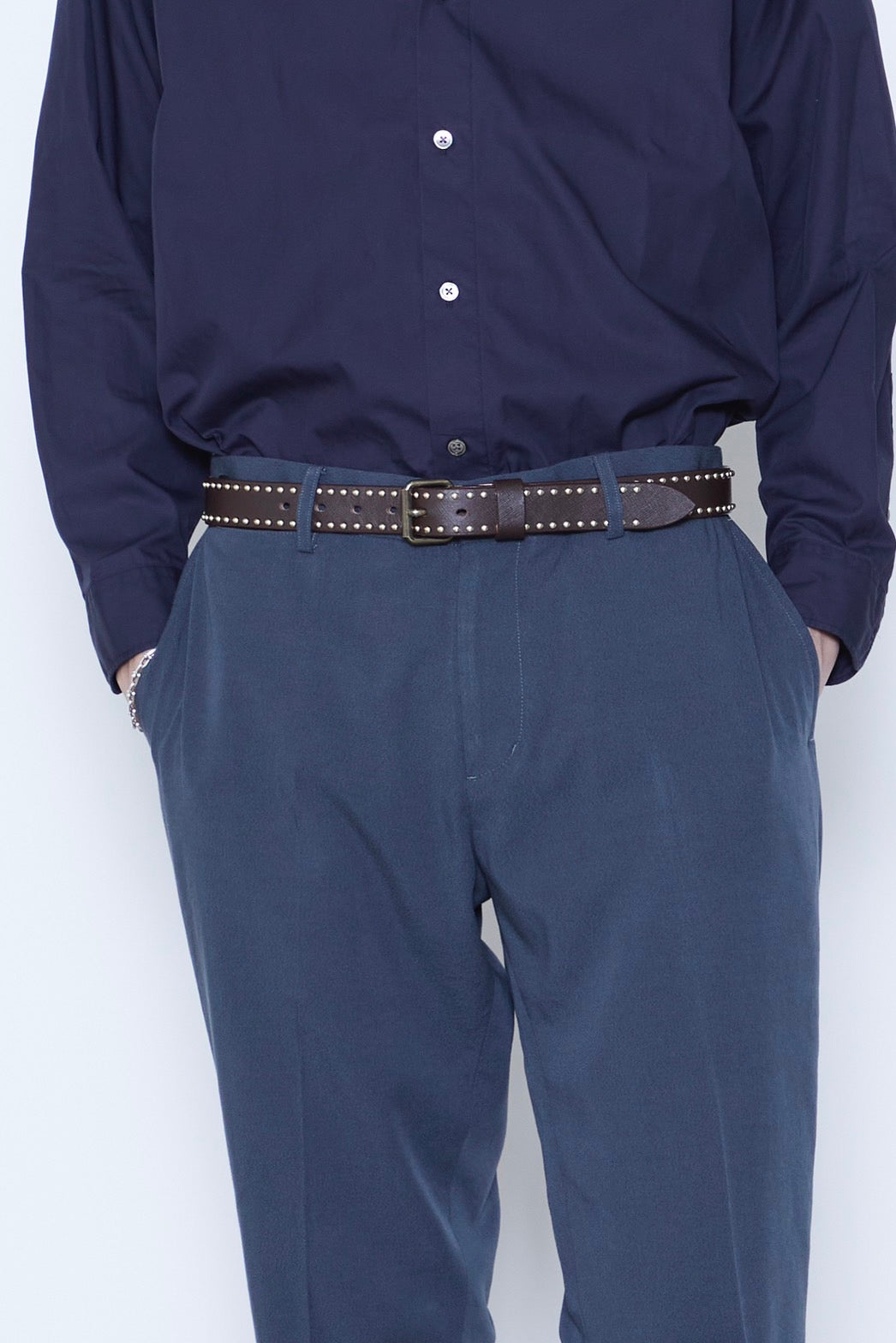 Studded Leather Belt