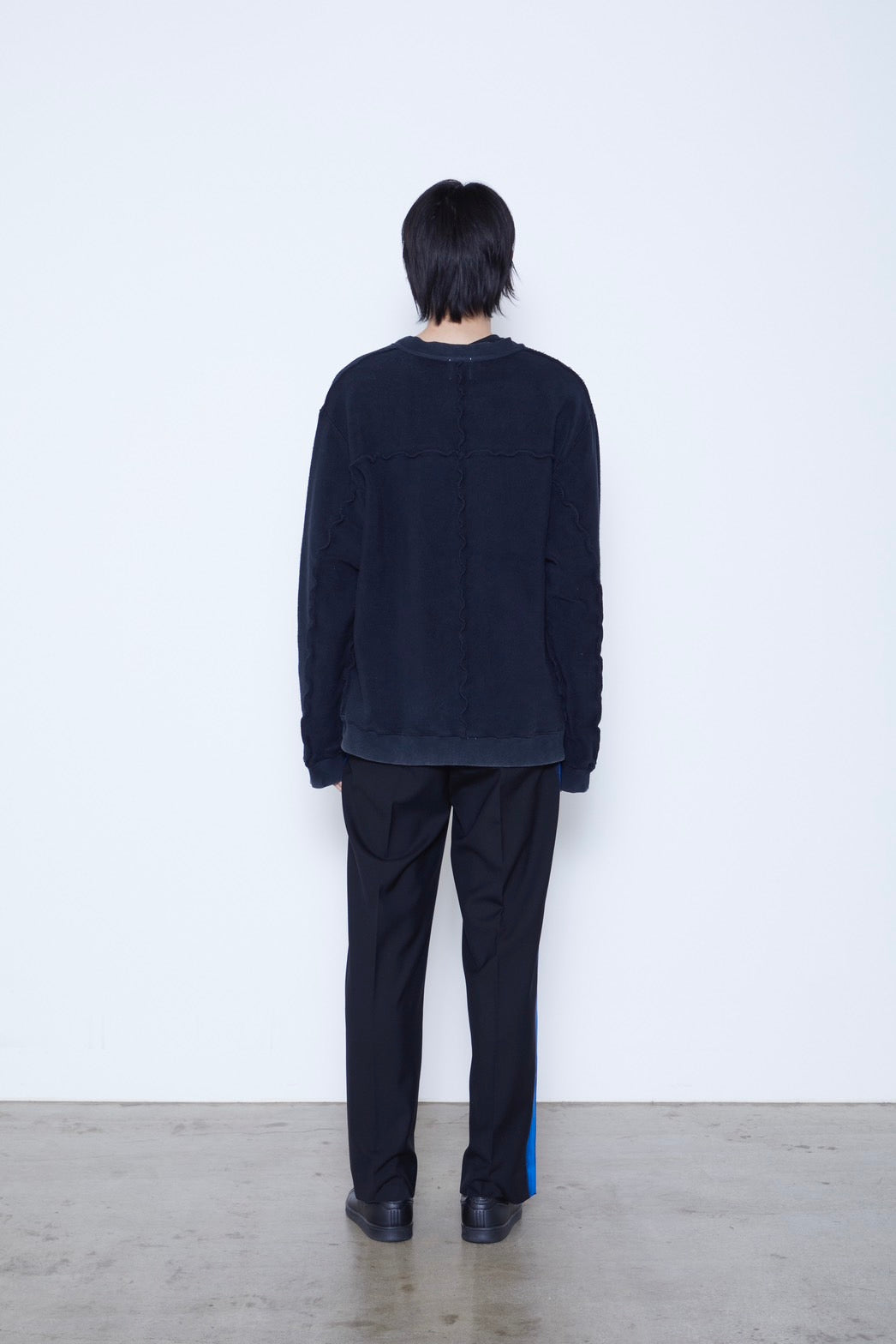 Over Dyed Line Sweat Shirts