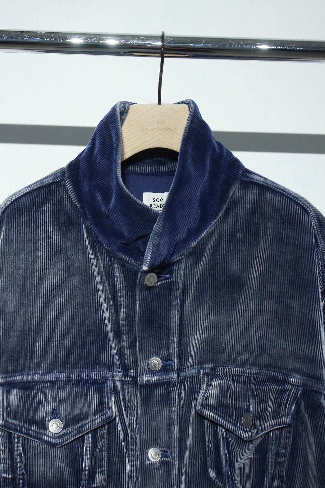 Faded Corduroy Trucker Jacket