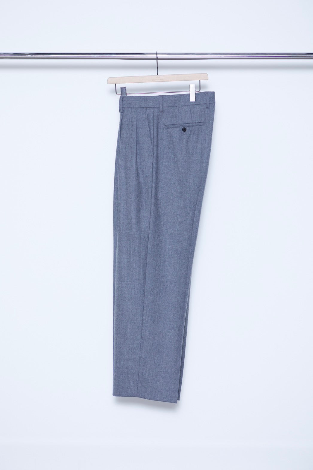 Flannel Wide Trousers