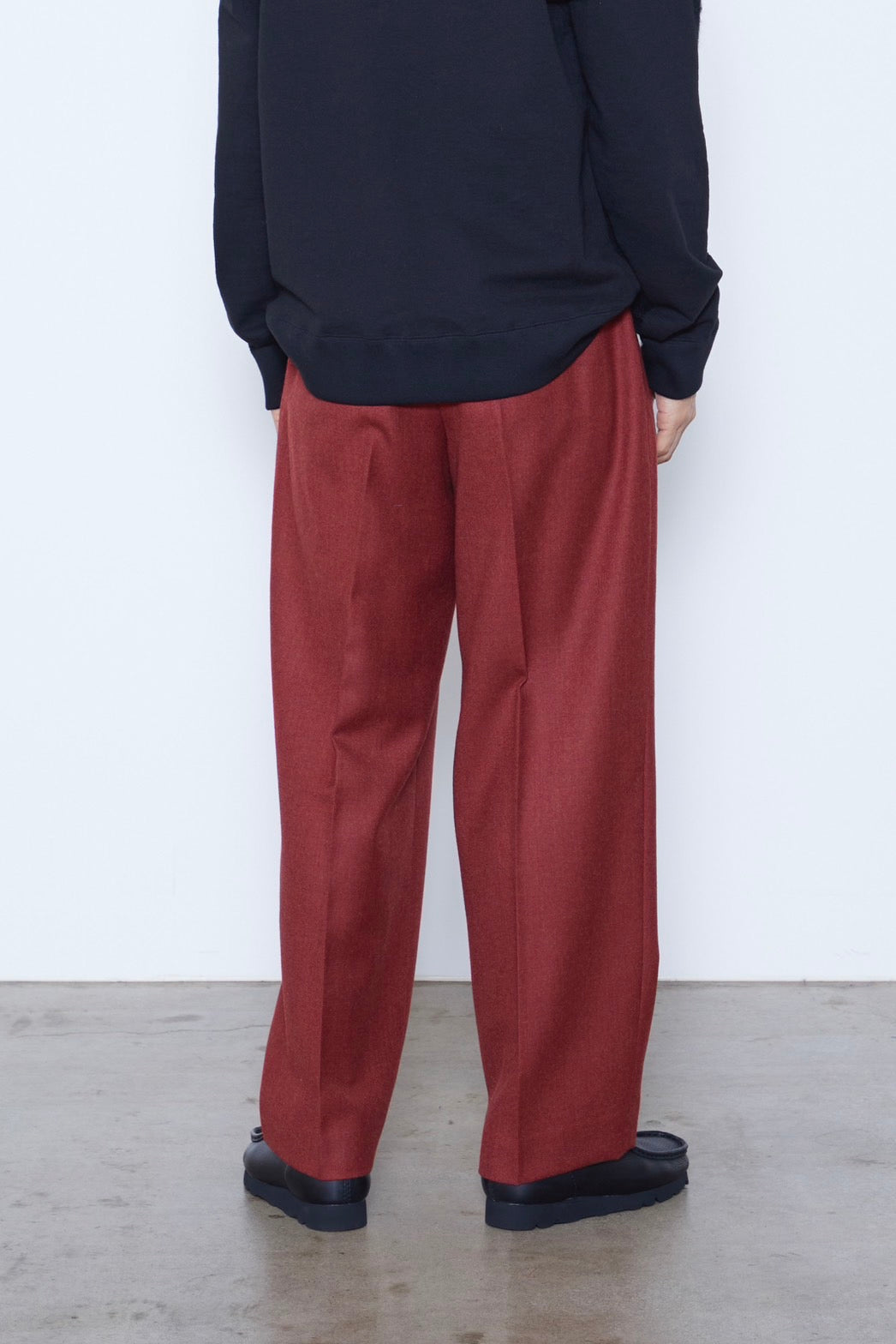 Flannel Wide Trousers