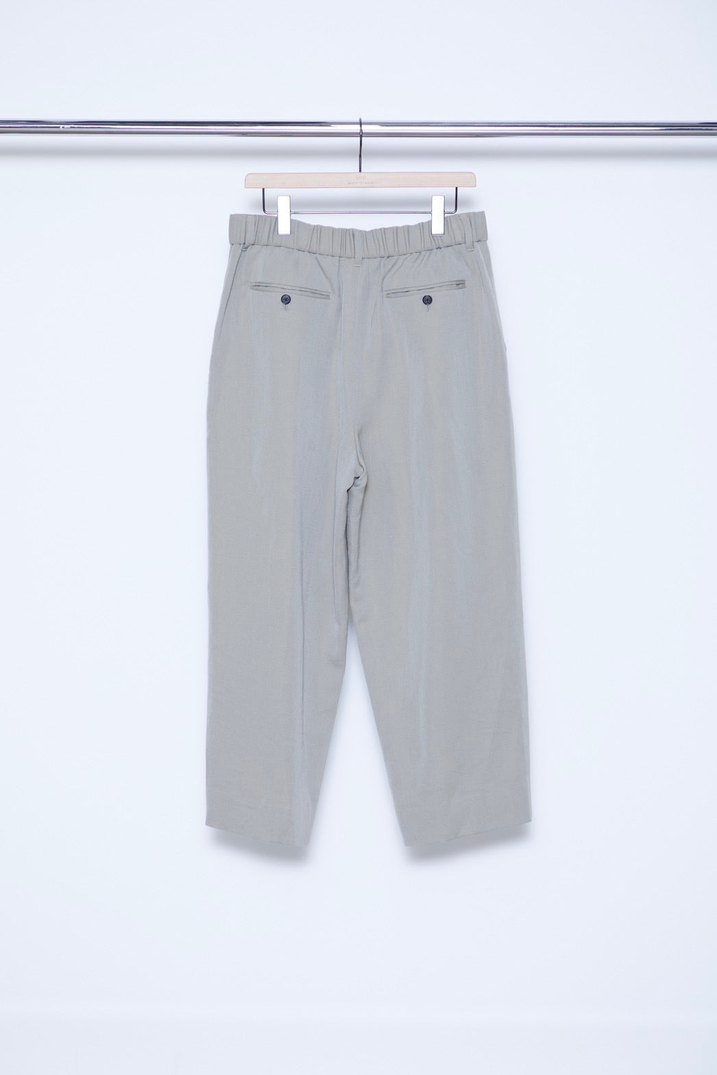Wool Linen Wide Legged Trousers