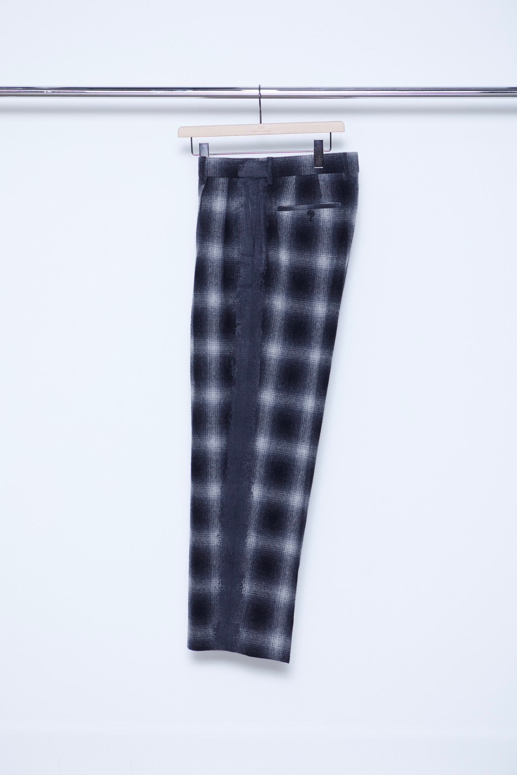 Ombre Check Painted Line Trousers