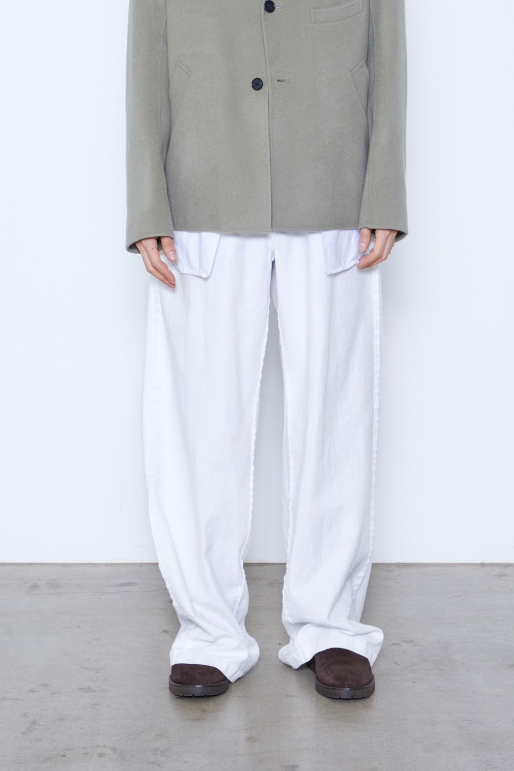 Reverse Baggy Trousers