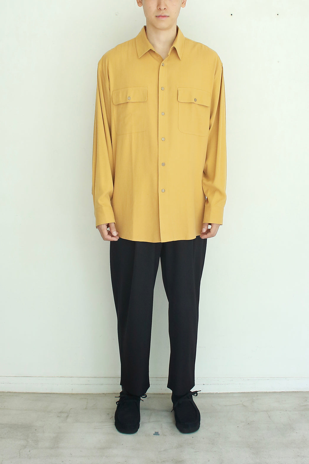 Double Cloth Wide Legged Trousers