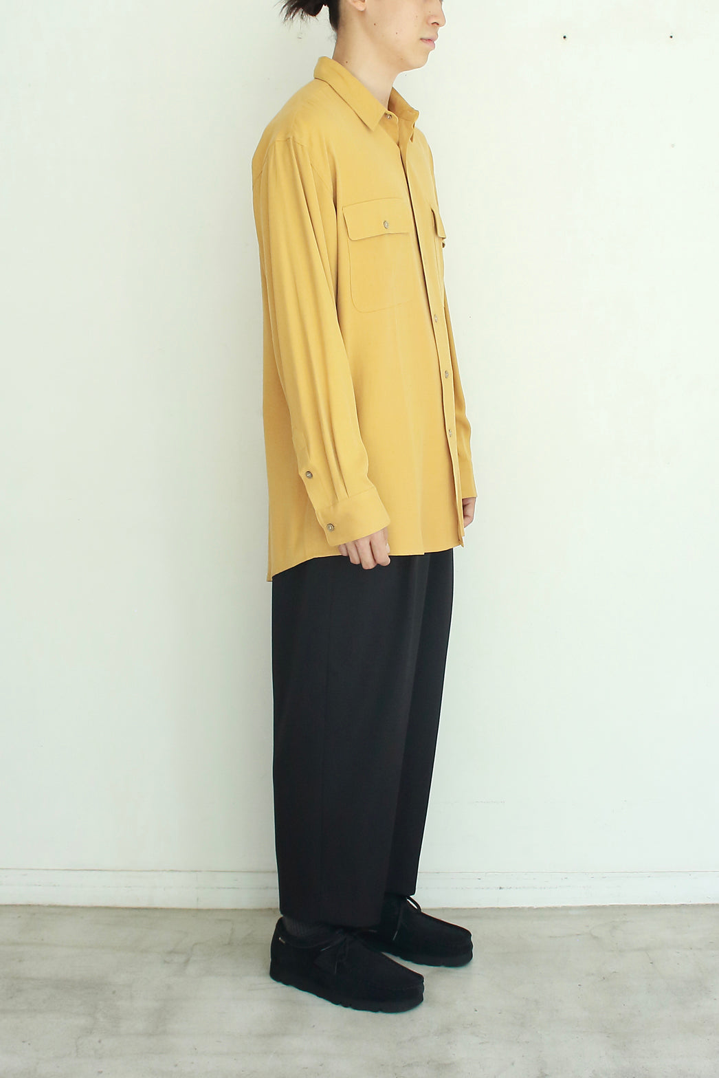 Double Cloth Wide Legged Trousers