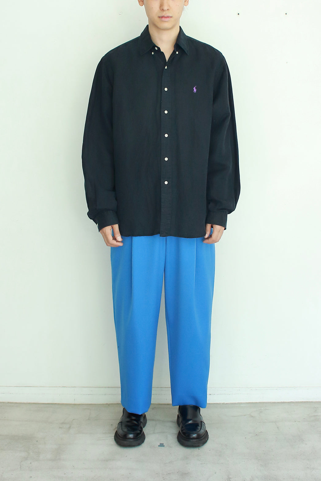 Double Cloth Wide Legged Trousers