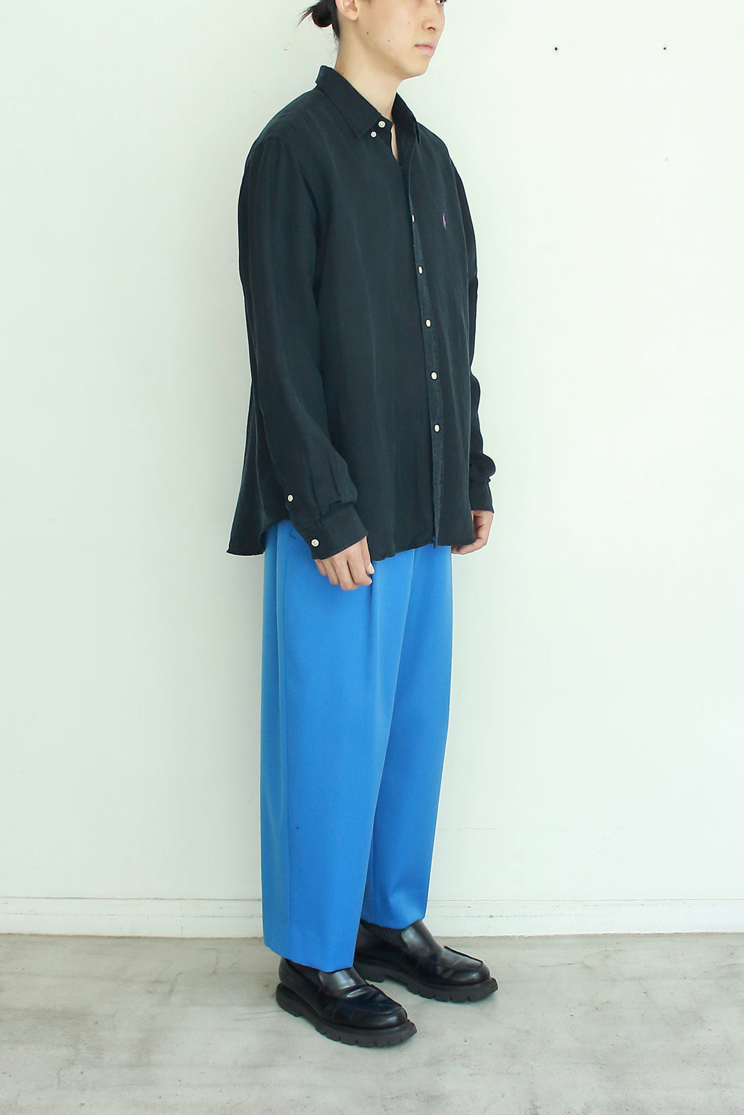 Double Cloth Wide Legged Trousers