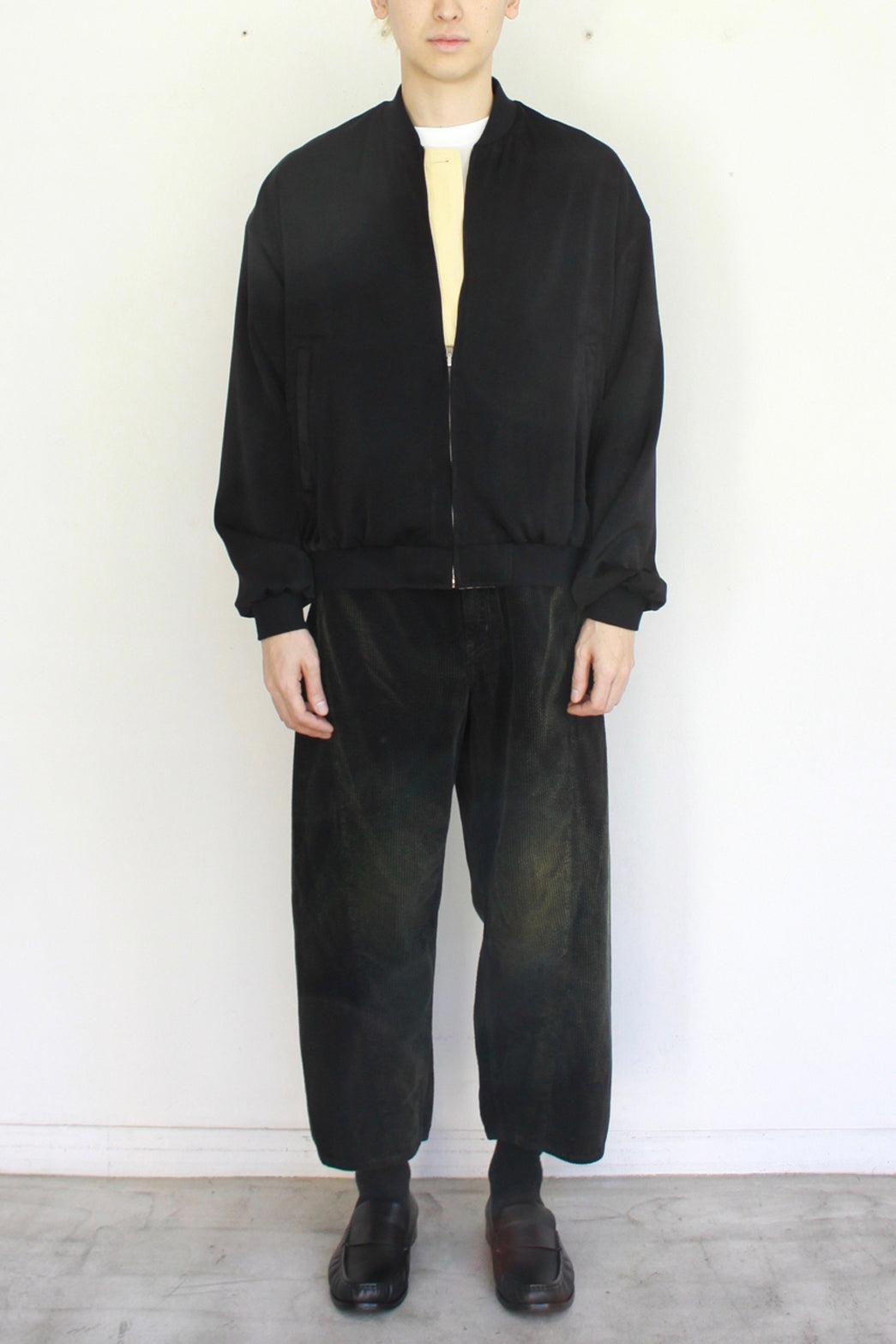Hard Bleached Corduroy Trousers