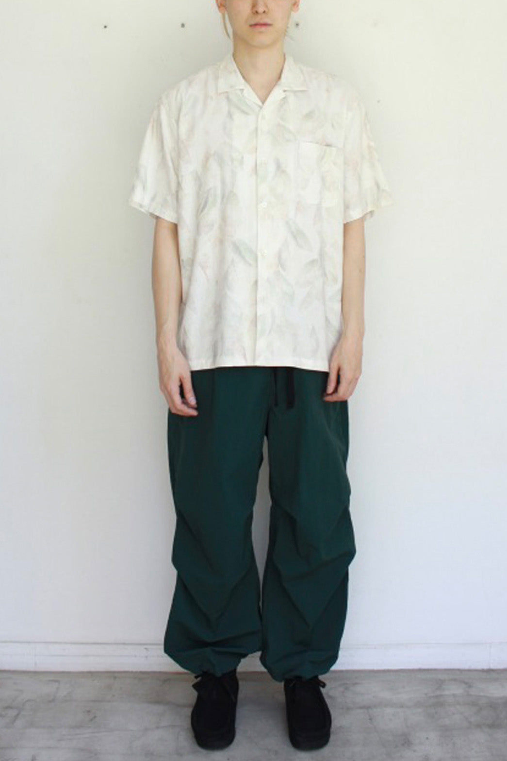 Leaf Patterned H/S Shirts