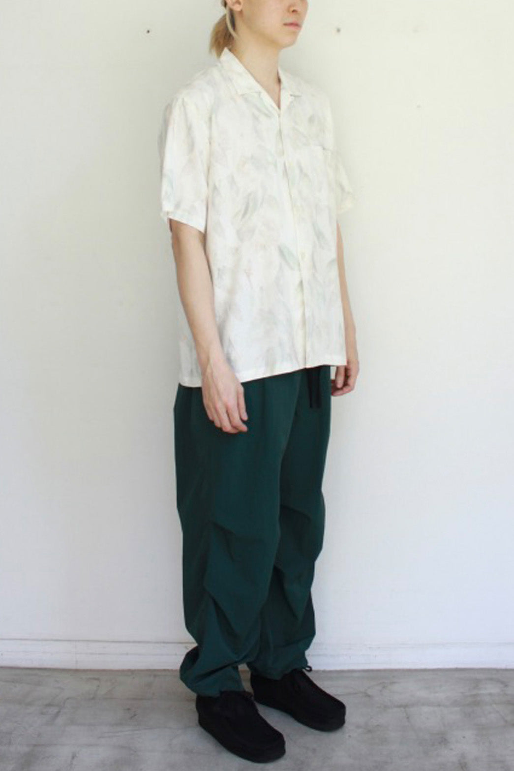 Leaf Patterned H/S Shirts