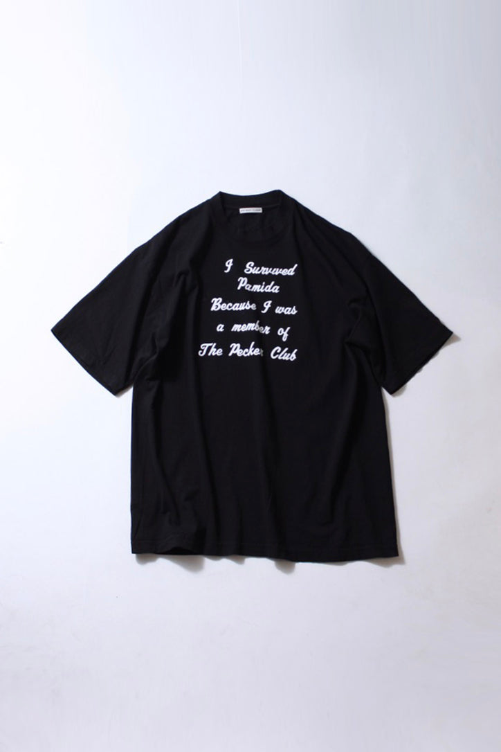 Regular T Shirt "Flocked Print"