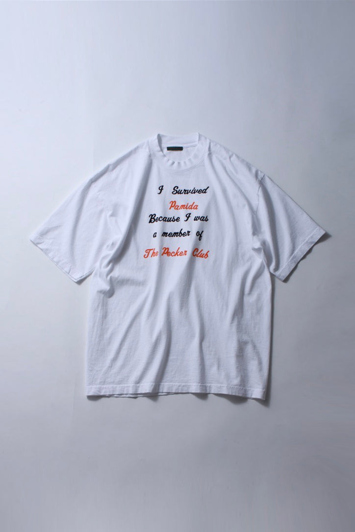 Regular T Shirt "Flocked Print"