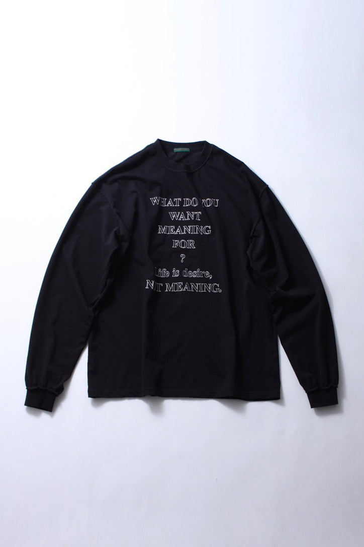 Reverse L/S Tee "CHARLES"