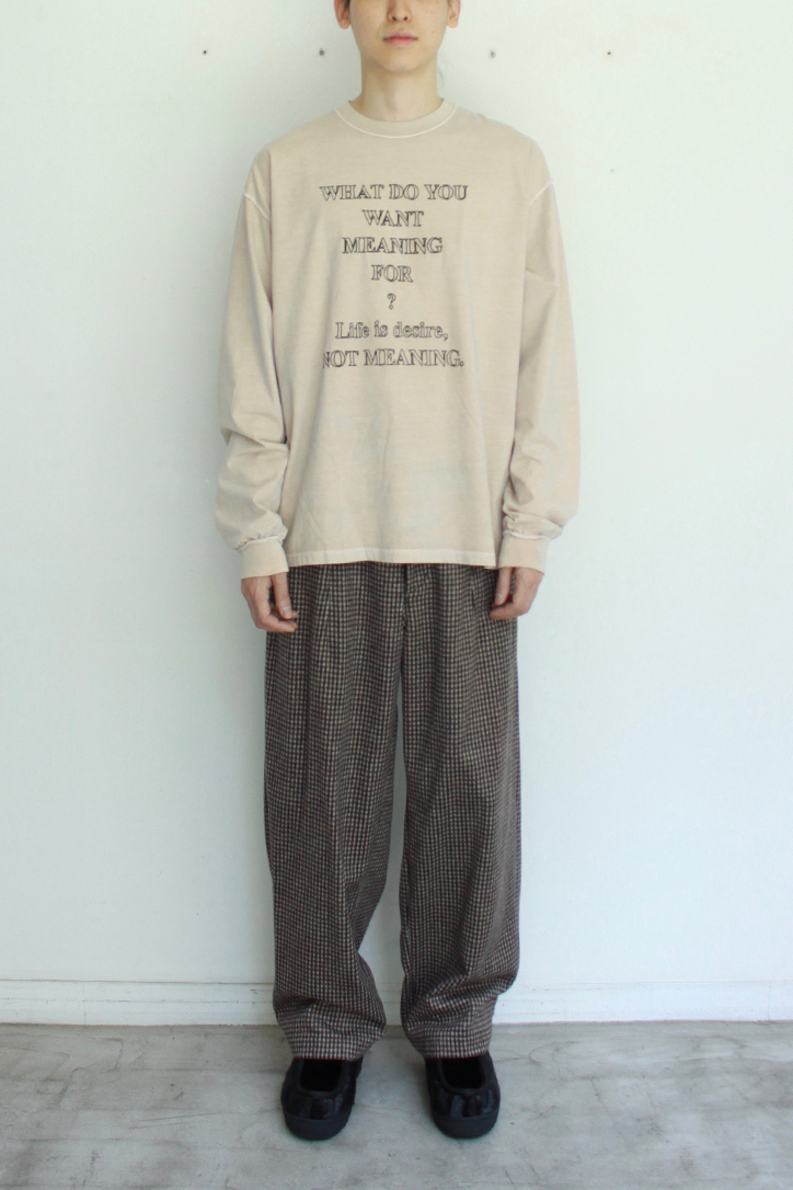 Reverse L/S Tee "CHARLES"