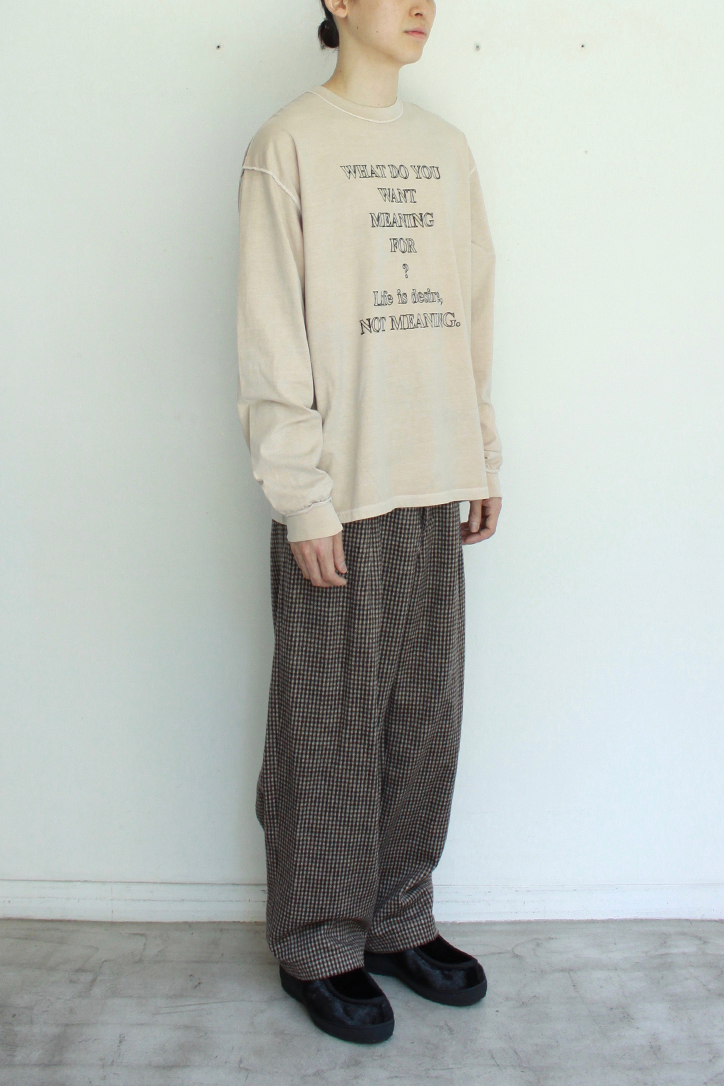 Reverse L/S Tee "CHARLES"