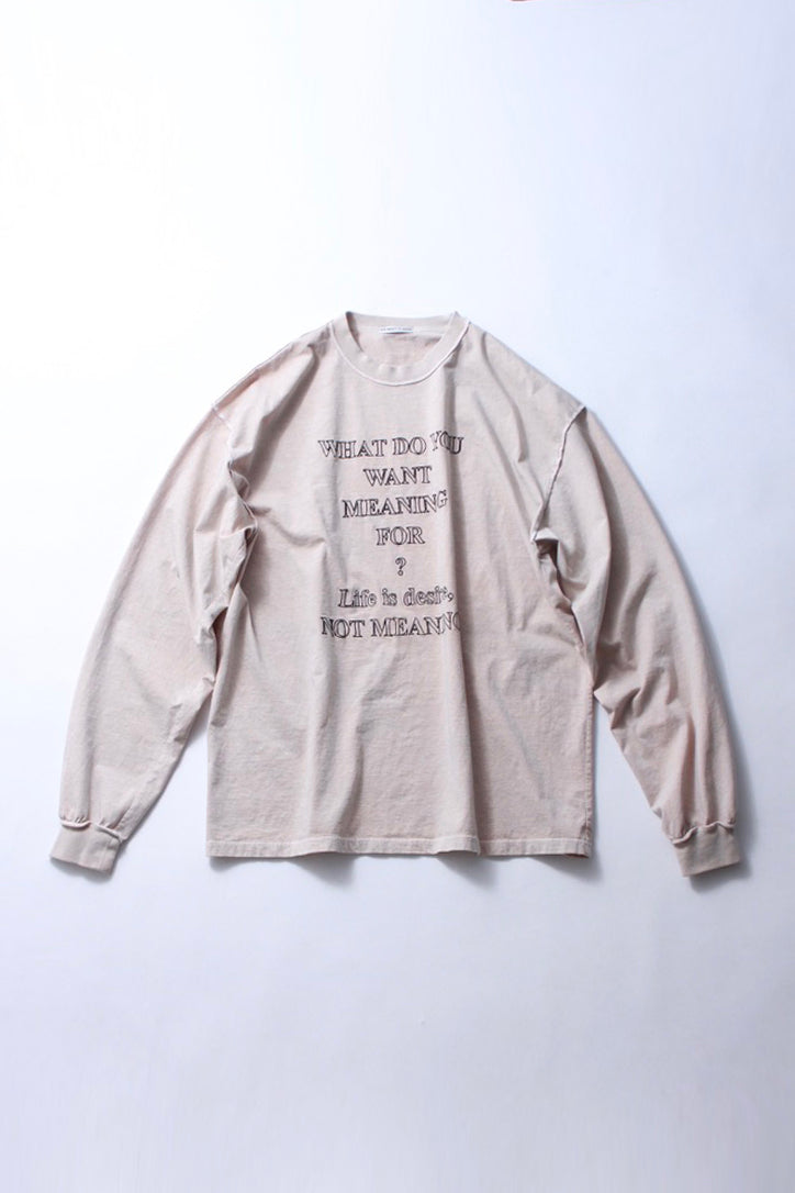Reverse L/S Tee "CHARLES"
