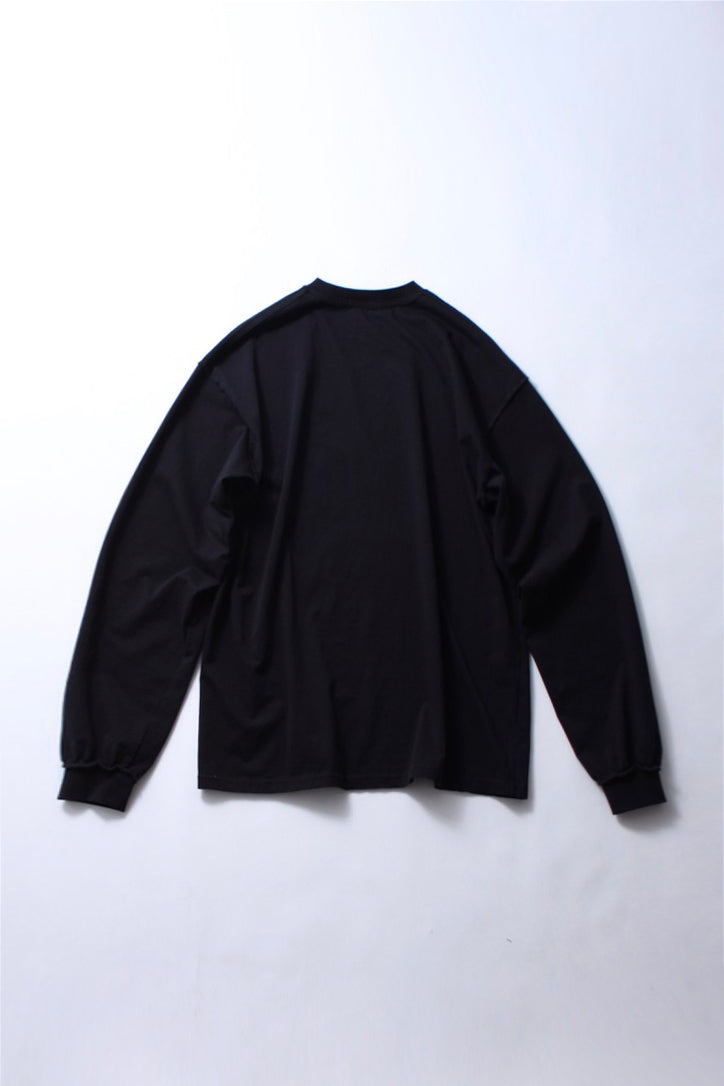 Reverse L/S Tee "PAPERS"