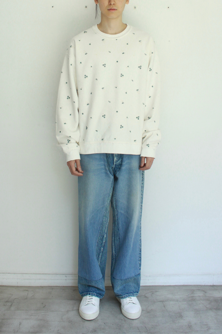 All-Over Embroidered Sweat Shirts
