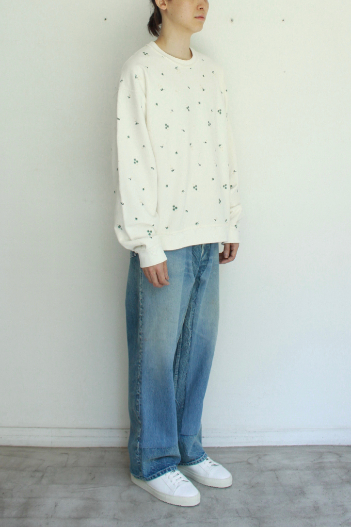 All-Over Embroidered Sweat Shirts