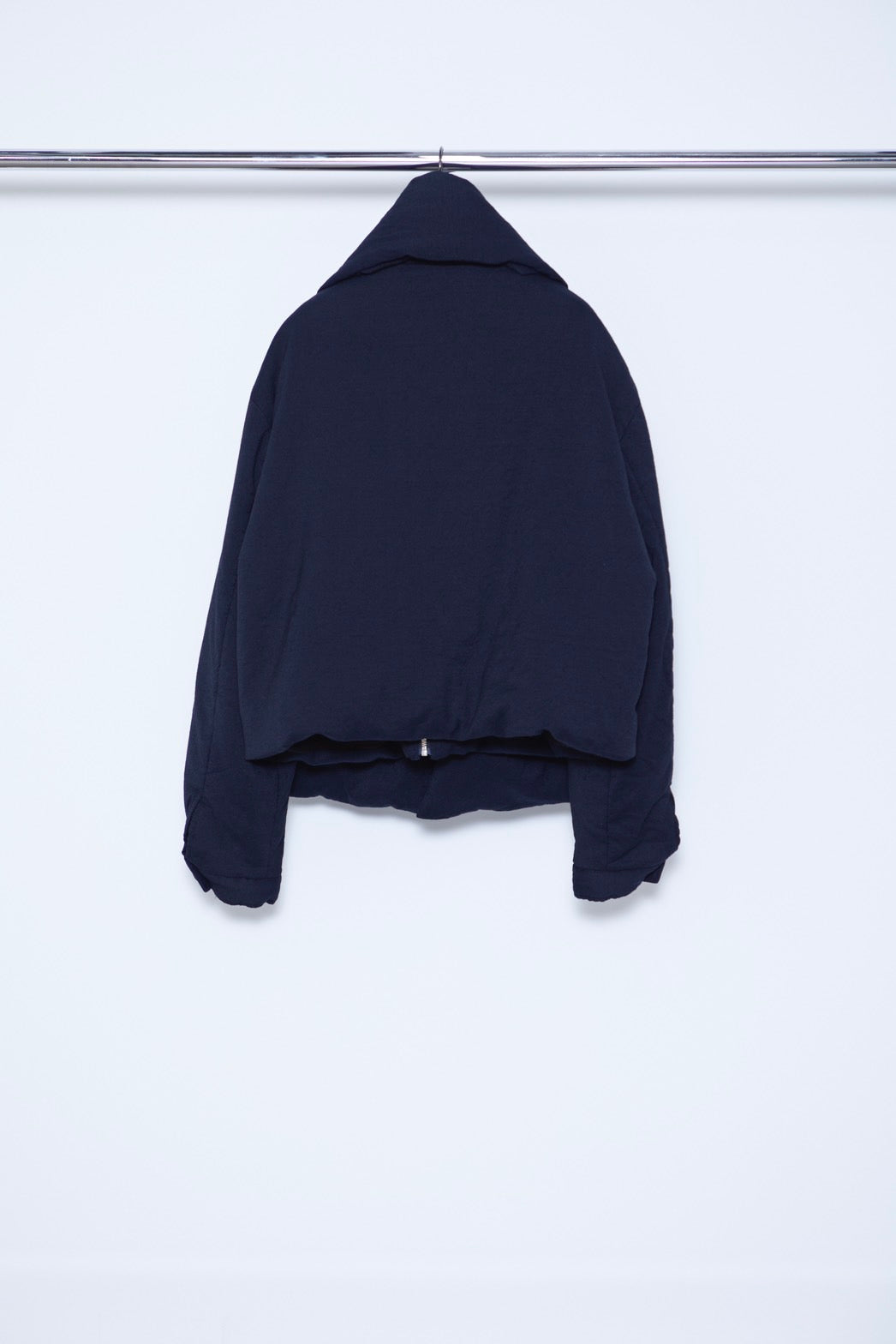 Padded Short Jacket with Scarf