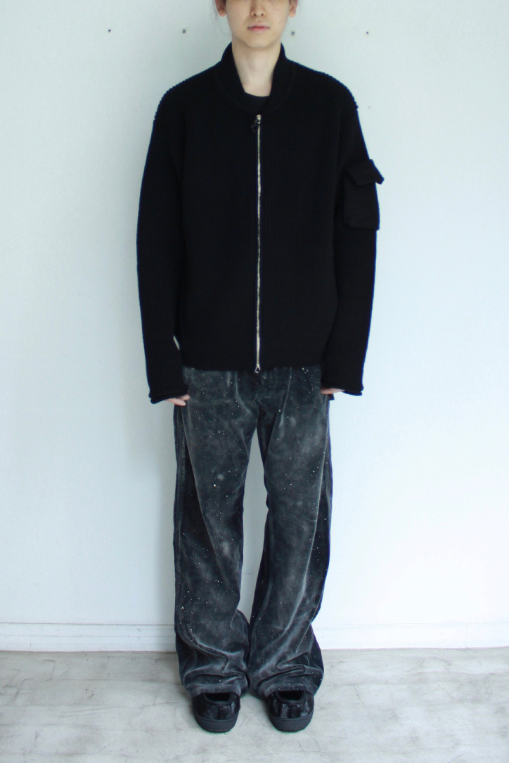 Bomber Rib Sweater