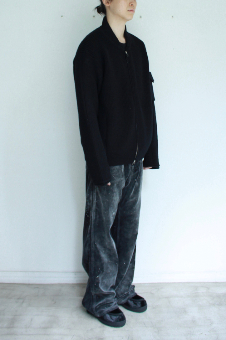 Bomber Rib Sweater
