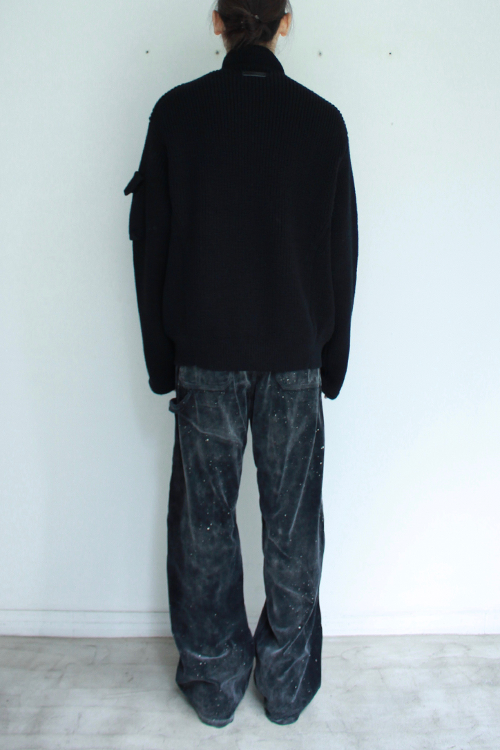 Bomber Rib Sweater