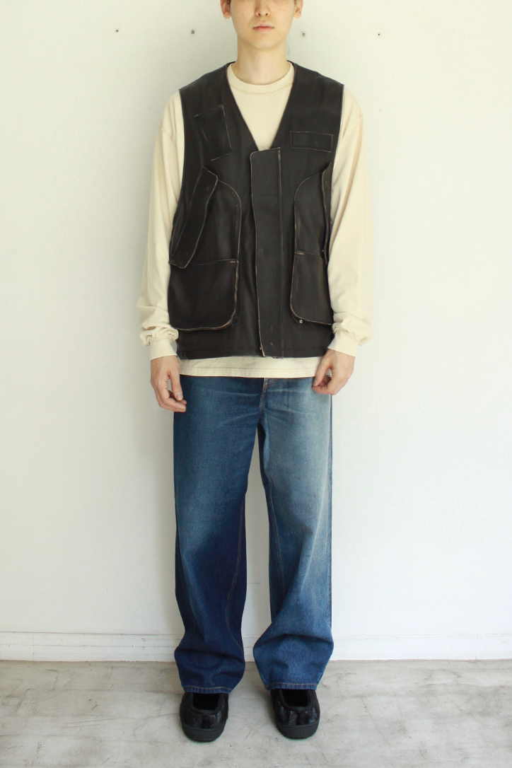 Damaged Leather Vest