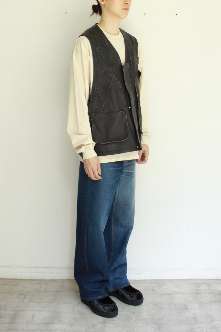 Damaged Leather Vest