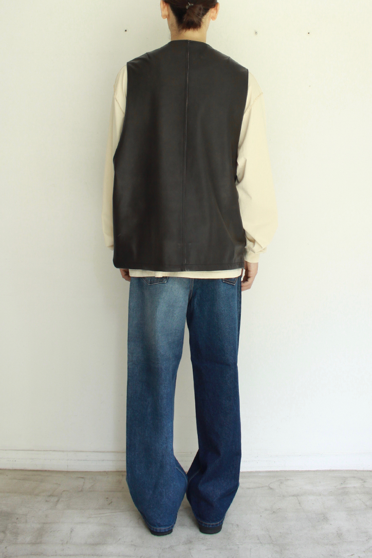 Damaged Leather Vest