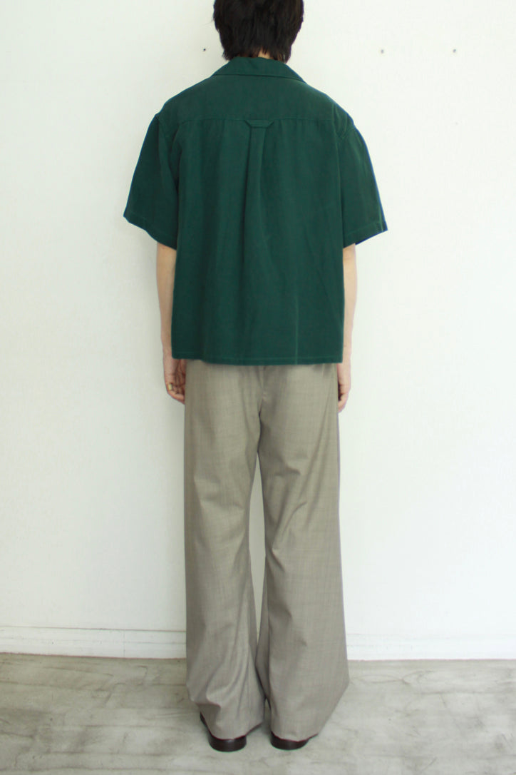 Garment Dyed H/S Opencollar Shirt