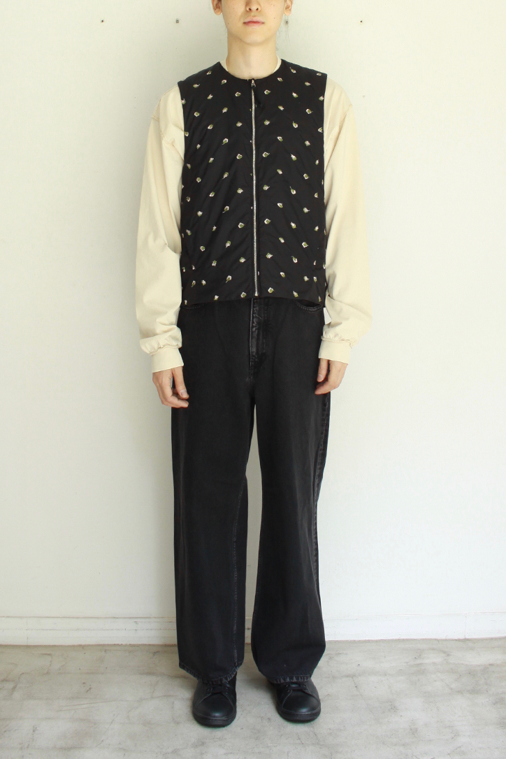 All-Over Embroidered Vest