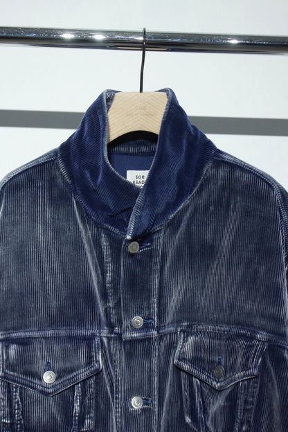 Faded Corduroy Trucker Jacket