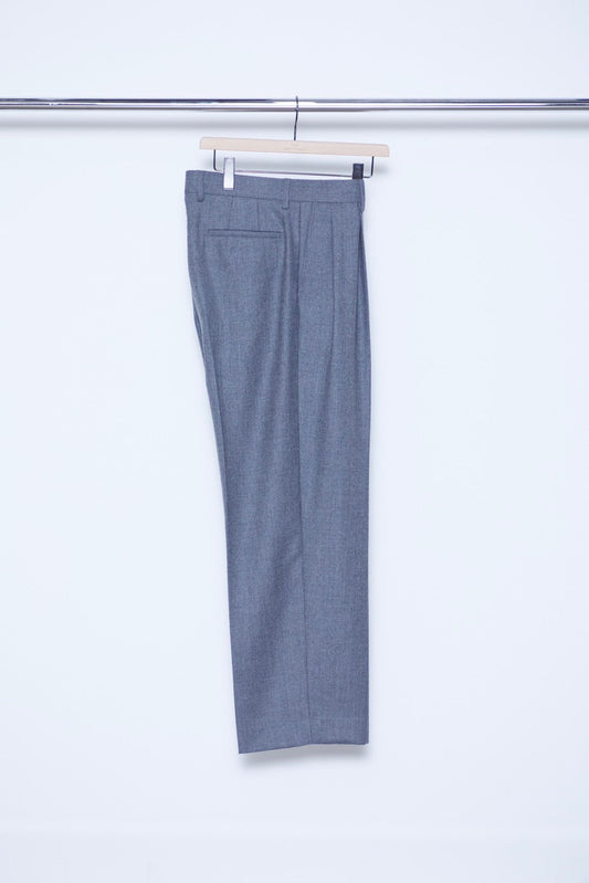 Flannel Wide Trousers