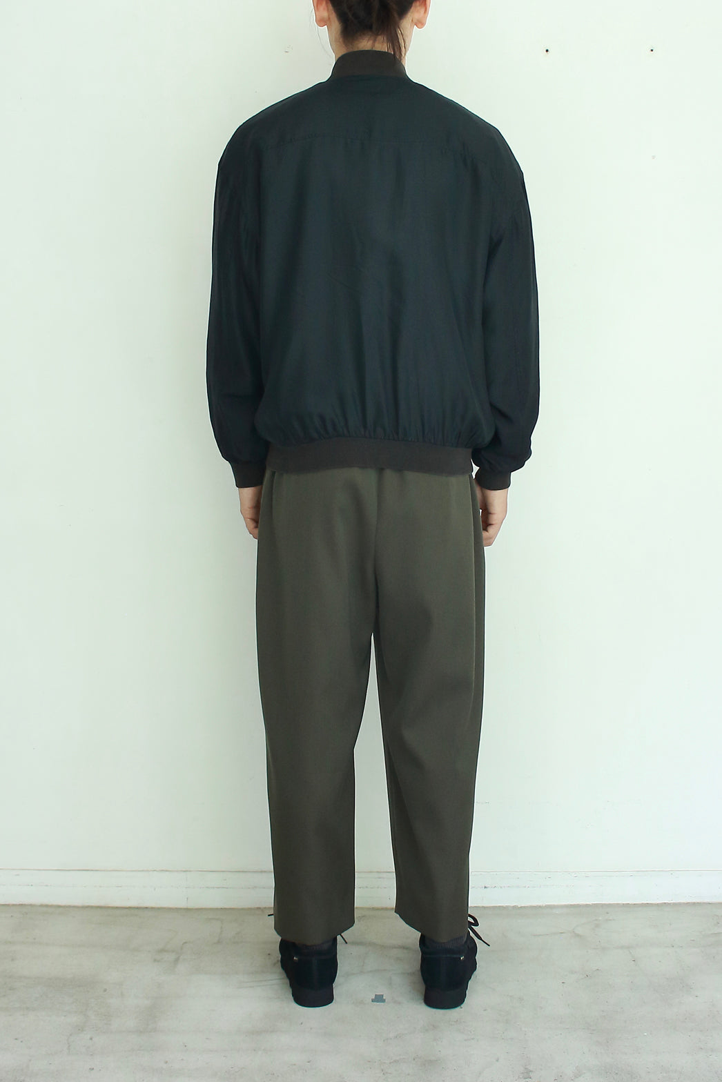 Double Cloth Wide Legged Trousers