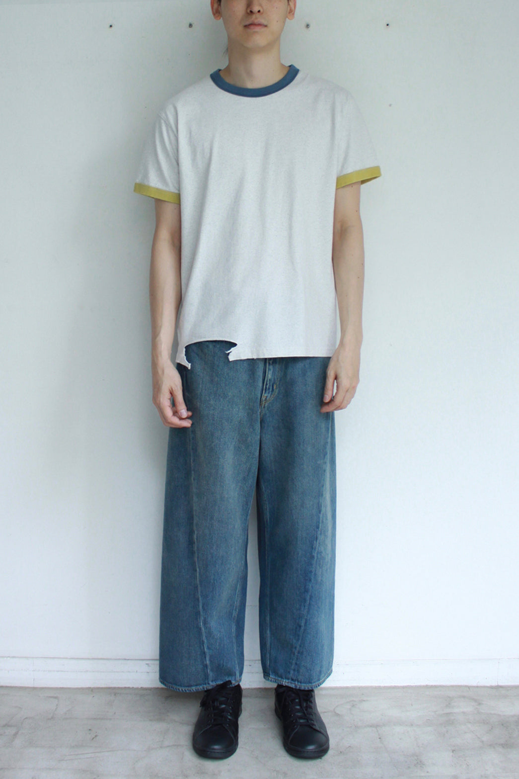 Ripped Ringer T Shirts