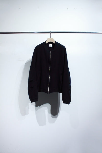 Boiled Wool Bomber Jacket