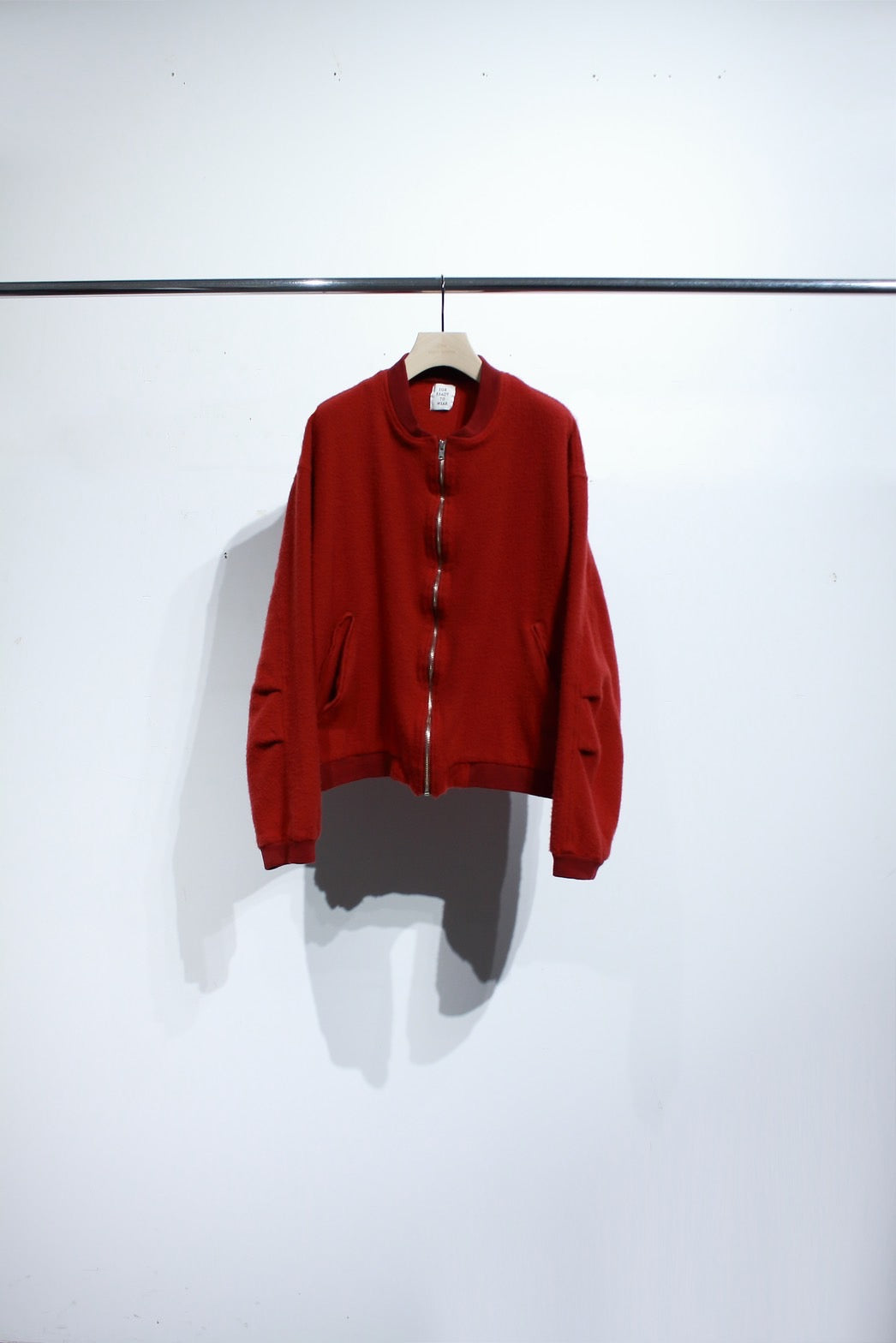 Boiled Wool Bomber Jacket