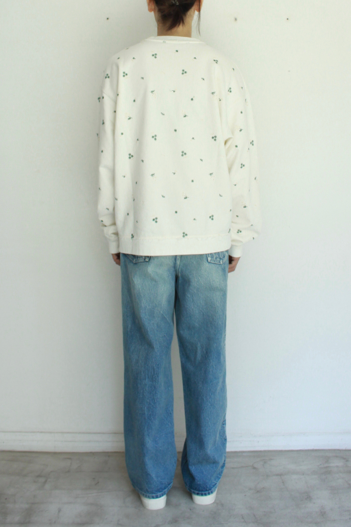 All-Over Embroidered Sweat Shirts