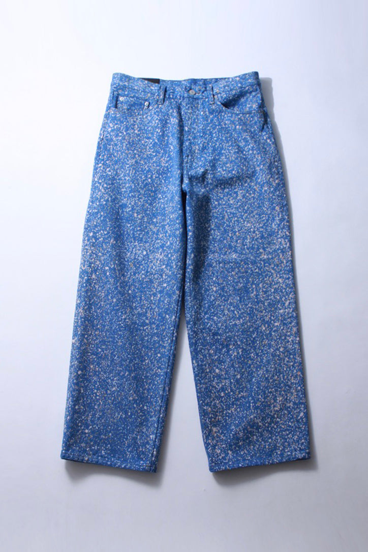 Flower Splashed Regular Jeans