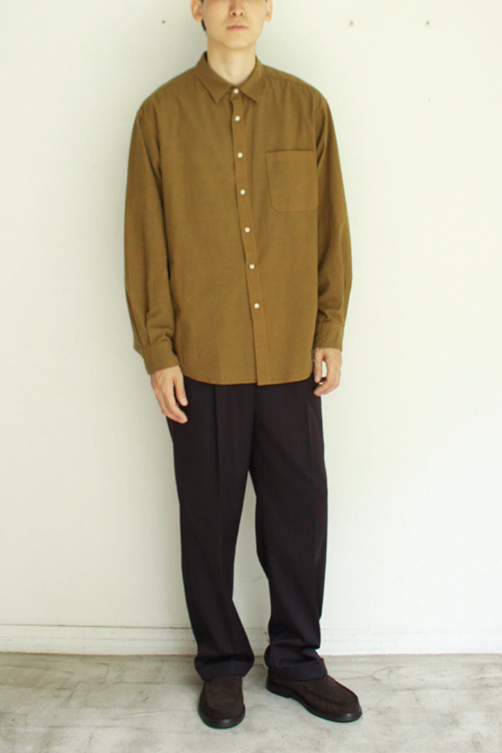 Garment Dyed Dad Shirts "COTTONxSILK"