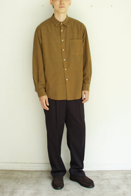 Garment Dyed Dad Shirts "COTTONxSILK"