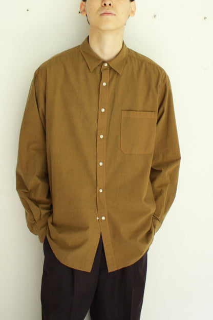 Garment Dyed Dad Shirts "COTTONxSILK"