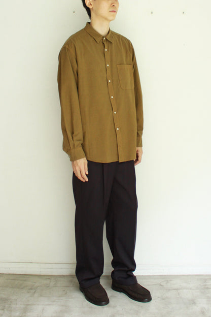 Garment Dyed Dad Shirts "COTTONxSILK"