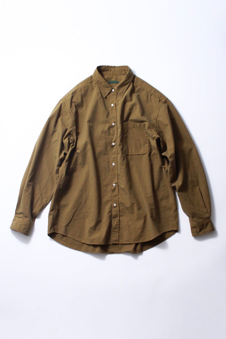 Garment Dyed Dad Shirts "COTTONxSILK"