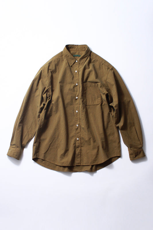 Garment Dyed Dad Shirts "COTTONxSILK"