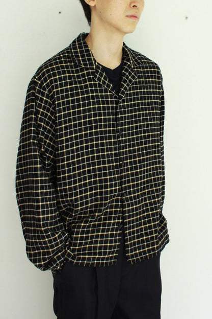 Short Lapel Shirt "COTTON FLANNEL"