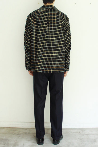 Short Lapel Shirt "COTTON FLANNEL"