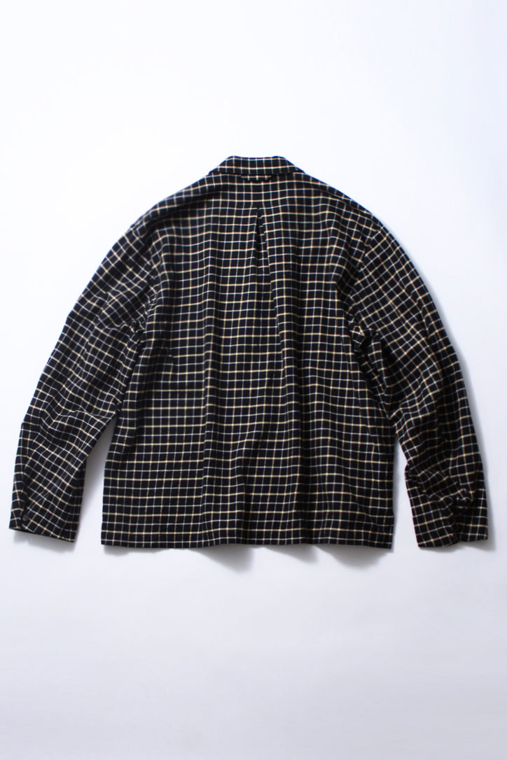 Short Lapel Shirt "COTTON FLANNEL"